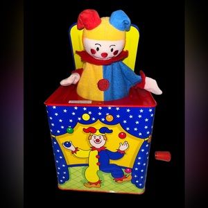 Vintage Schylling Jester Jack In The Box, 1997